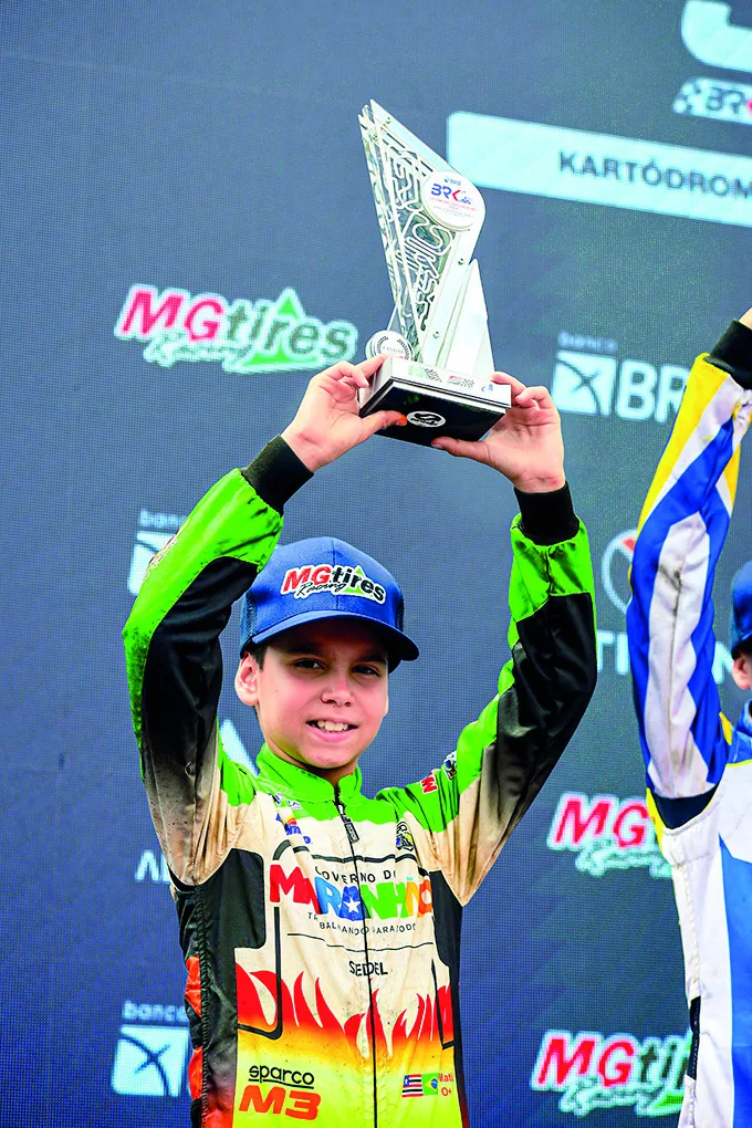 Matias Dominguez conquistou o quarto lugar na categoria Mini2T em Londrina  - Foto: Divulgação