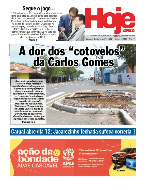 Hoje Express | Edição 07/11/2024 Hoje Express | Edição 07/11/2024