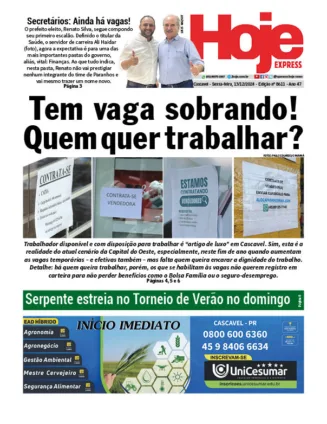 Hoje Express | Edição 01/01/2024