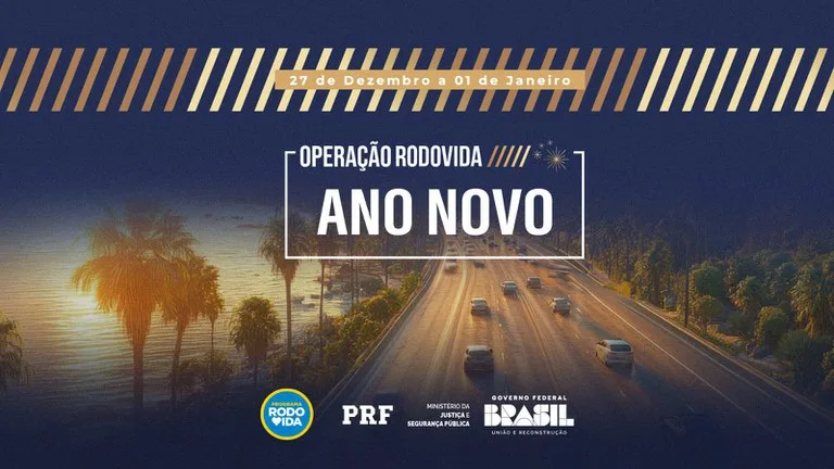 Operação Ano Novo: PRF reforça fiscalização nas rodovias do Paraná para reduzir acidentes de trânsito e garantir a segurança nas estradas - Arte: PRF