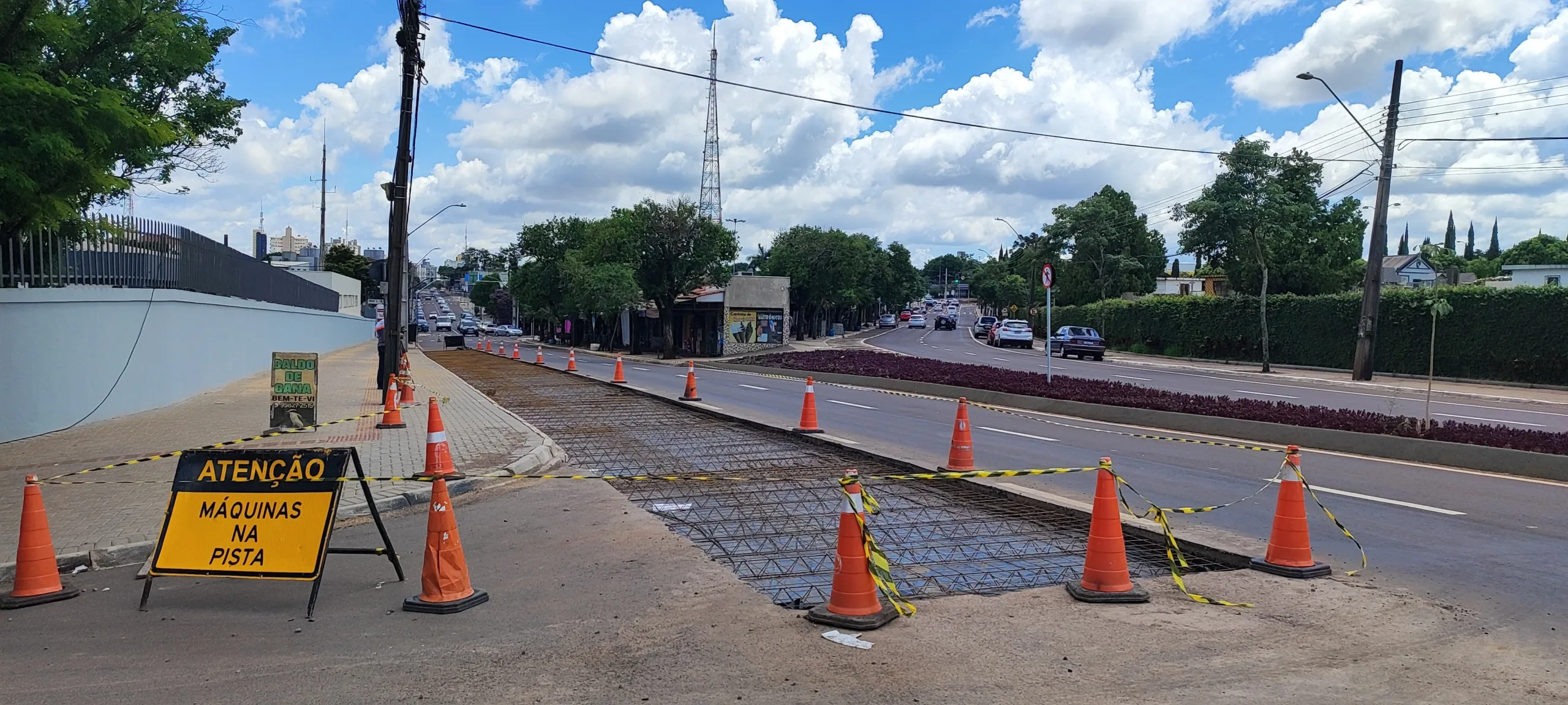 A obra de revitalização da Carlos Gomes foi entregue no final do ano passado, mas ainda há trabalho a ser executado até o mês de abril -Foto: Secom

 