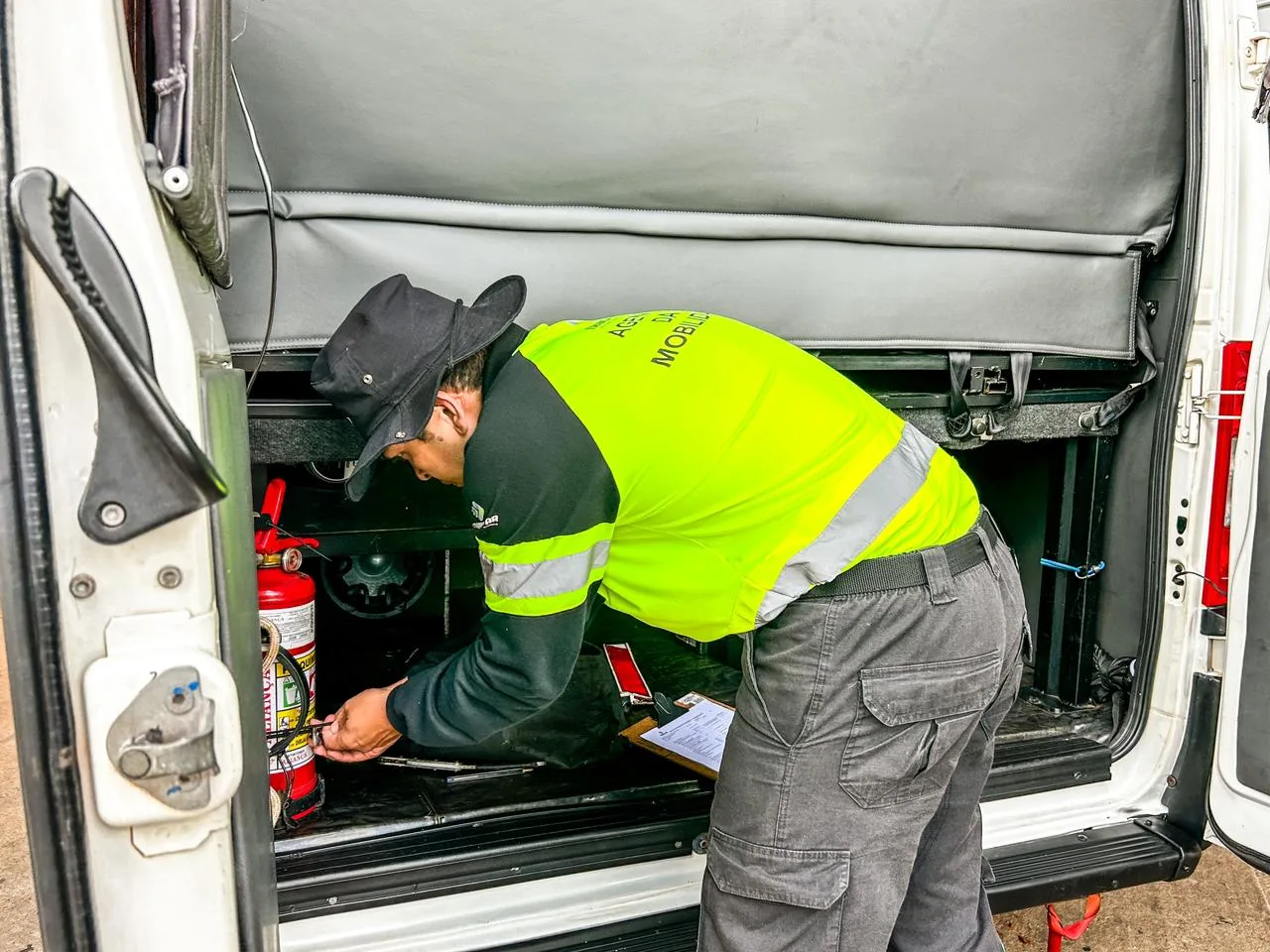 Saiba mais sobre a 1ª Vistoria Semestral obrigatória do Transporte Escolar Urbano em Cascavel. Garanta a segurança no retorno às aulas - Foto: Secom