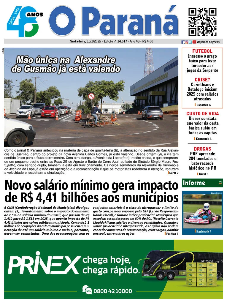 O Paraná | Edição 10/01/2025