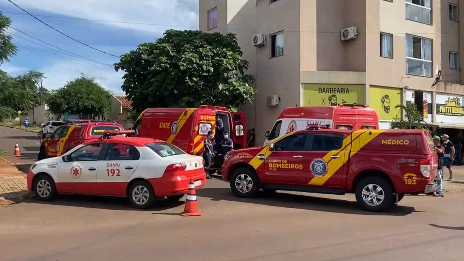 Criança cai do 2º andar de prédio no Cascavel Velho e fica em estado grave