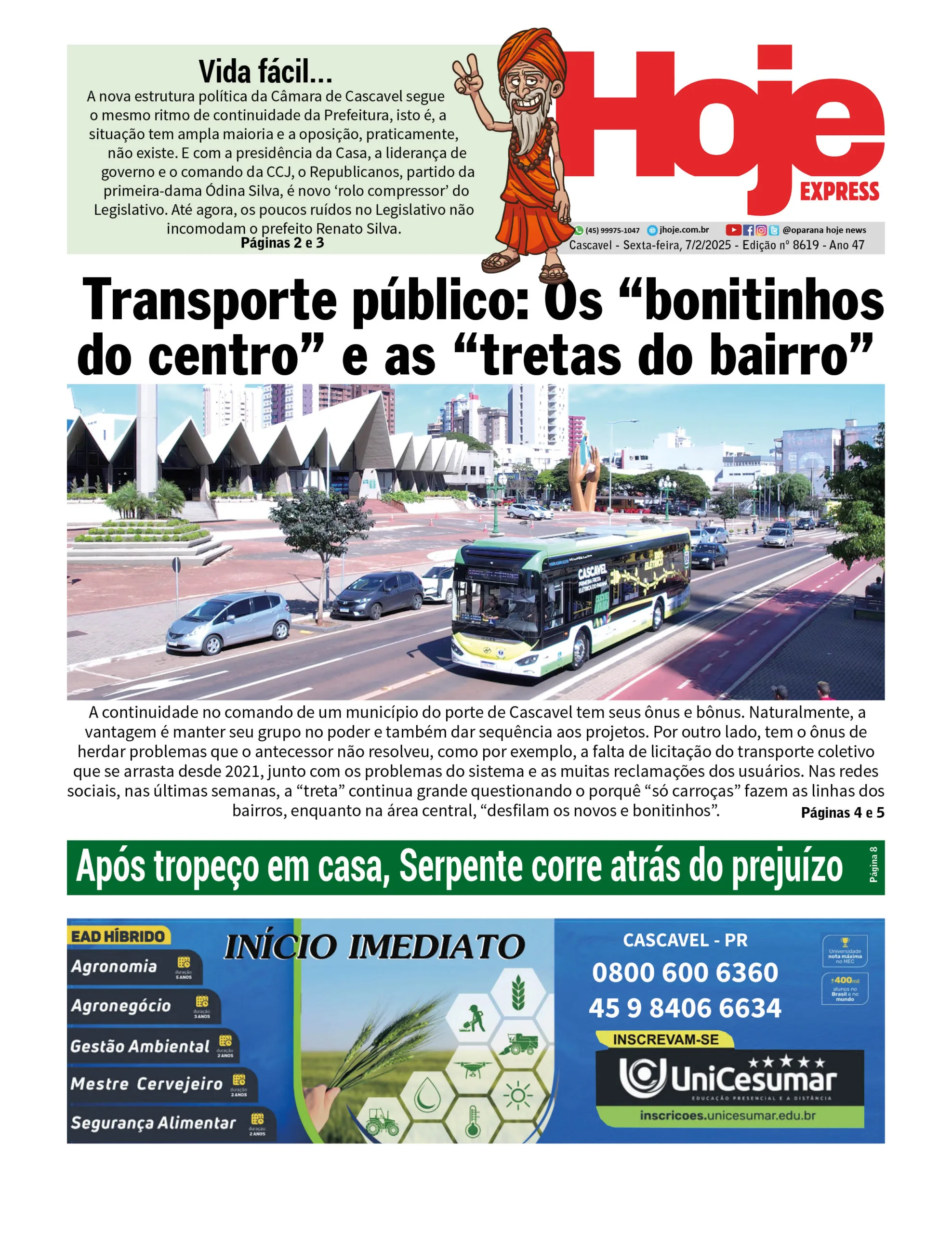 Hoje Express | Edição 13/02/2025