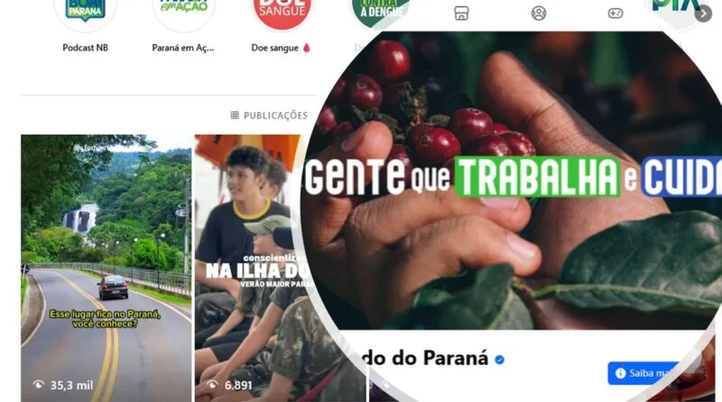 Redes sociais do Governo do Paraná assumem a liderança nacional