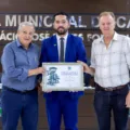 Aprecie a homenagem do Show Rural na Câmara de Cascavel. Um reconhecimento aos 37 anos de tradição agropecuária - Foto: Ulsenheimer/Assessoria CMC