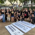 Última manifestação de que Viviane Jara Benitez (in memoriam) participou, dias antes de morrer em decorrência de erro médico. (Foto Izabelle Ferrari)