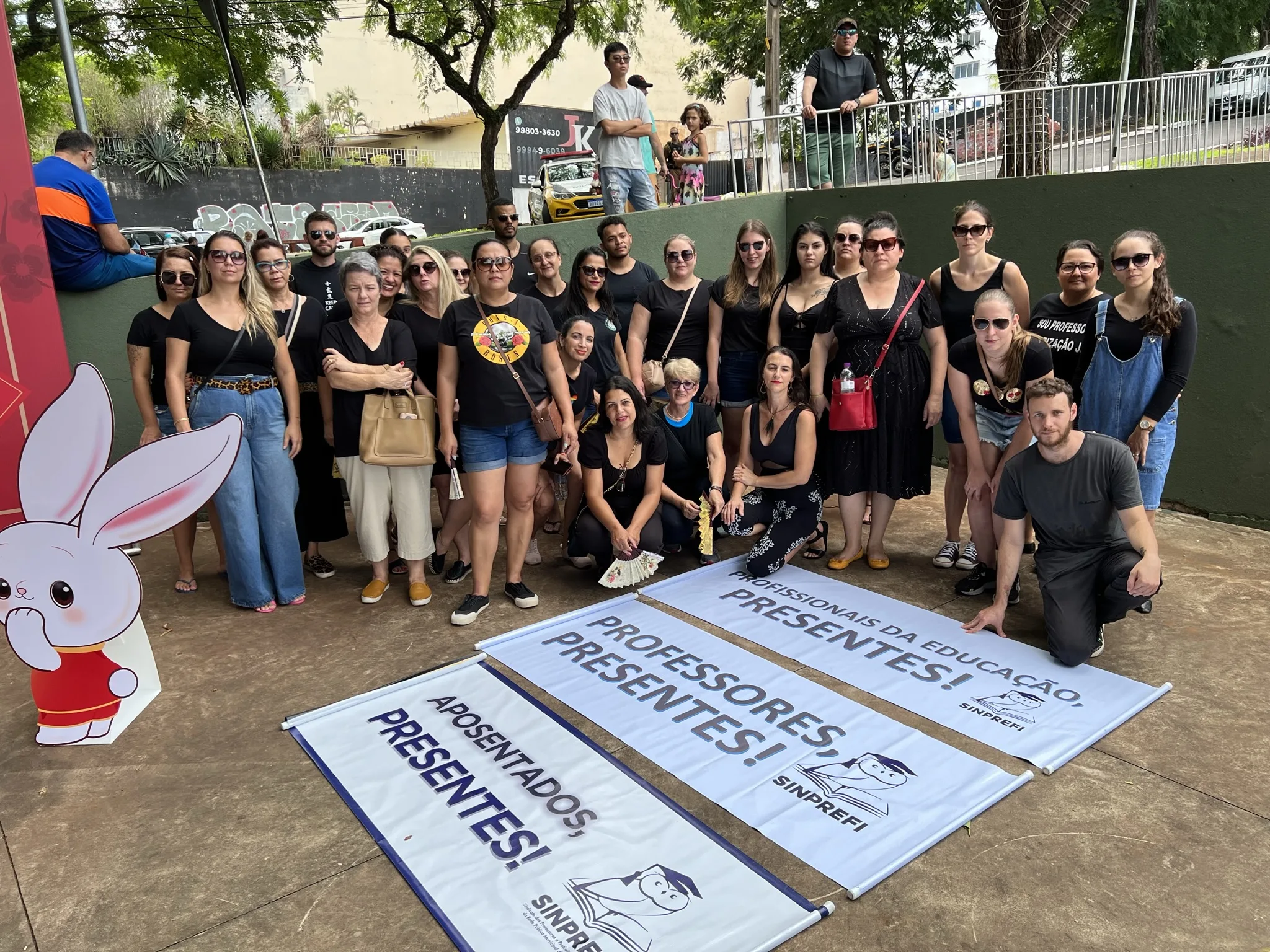 Última manifestação de que Viviane Jara Benitez (in memoriam) participou, dias antes de morrer em decorrência de erro médico. (Foto Izabelle Ferrari)