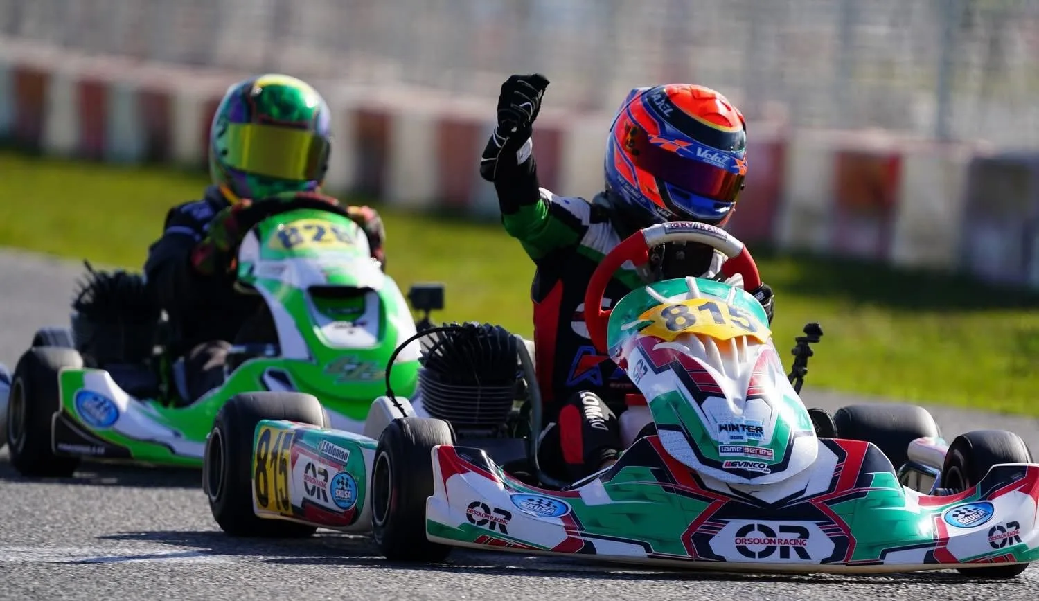 Theo Salomão brilha na categoria KA 100 Junior e conquista vice-campeonato no SKUSA Winter Series em Orlando - Foto: Divulgação