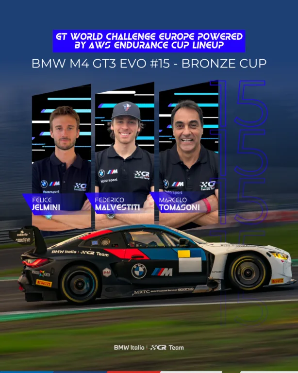 Tomasoni será piloto da BMW no GT Europa
