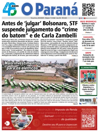 O Paraná | Edição 25/03/2025 O Paraná | Edição 25/03/2025