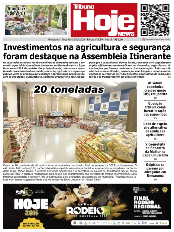 Tribuna Hoje | Edição 20/03/2025