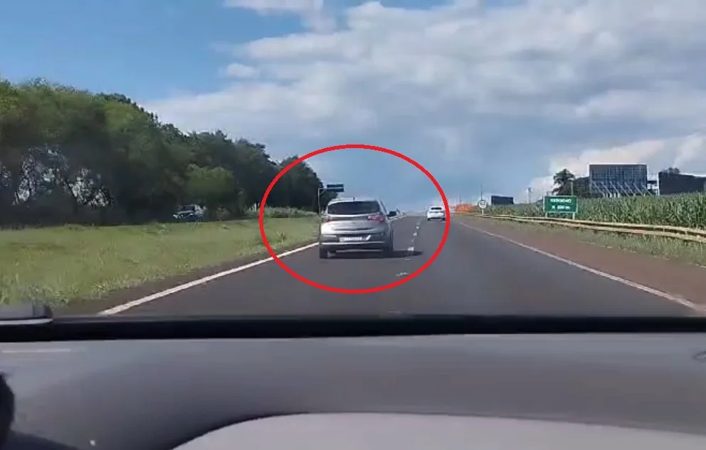 Perseguição! vídeo mostra HB20 em tentativa de fuga na BR-277