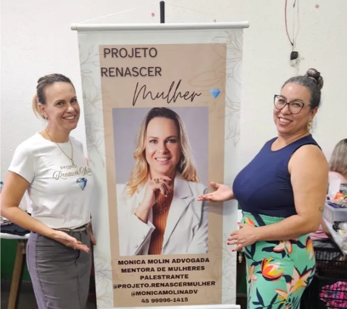 Projeto Renascer Mulher auxilia população com palestras de empoderamento e venda de produtos