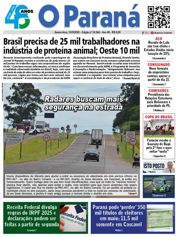 O Paraná | Edição 13/03/2025 O Paraná | Edição 13/03/2025