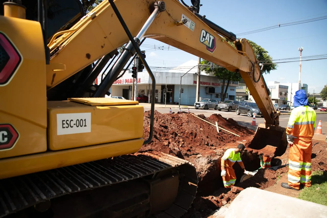 As obras da Avenida Assunção foram retomadas. Fique informado sobre o bloqueio e as alternativas de tráfego na região - Foto: Secom