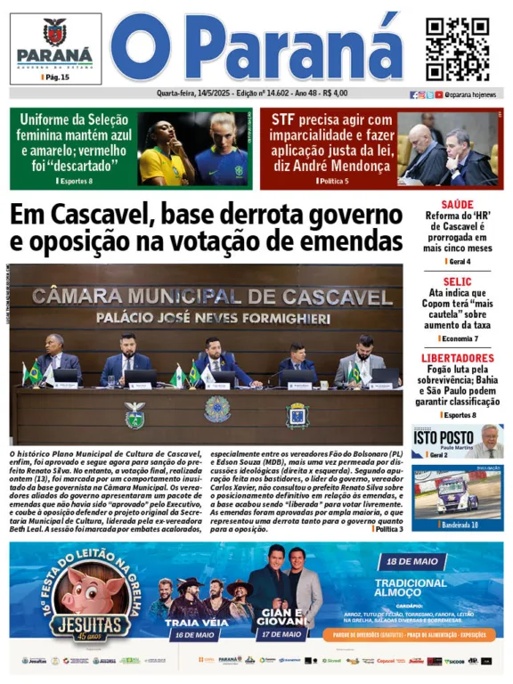 O Paraná | Edição 14/05/2025