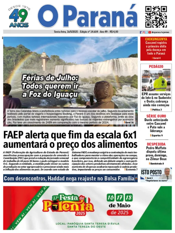O Paraná | Edição 16/05/2025