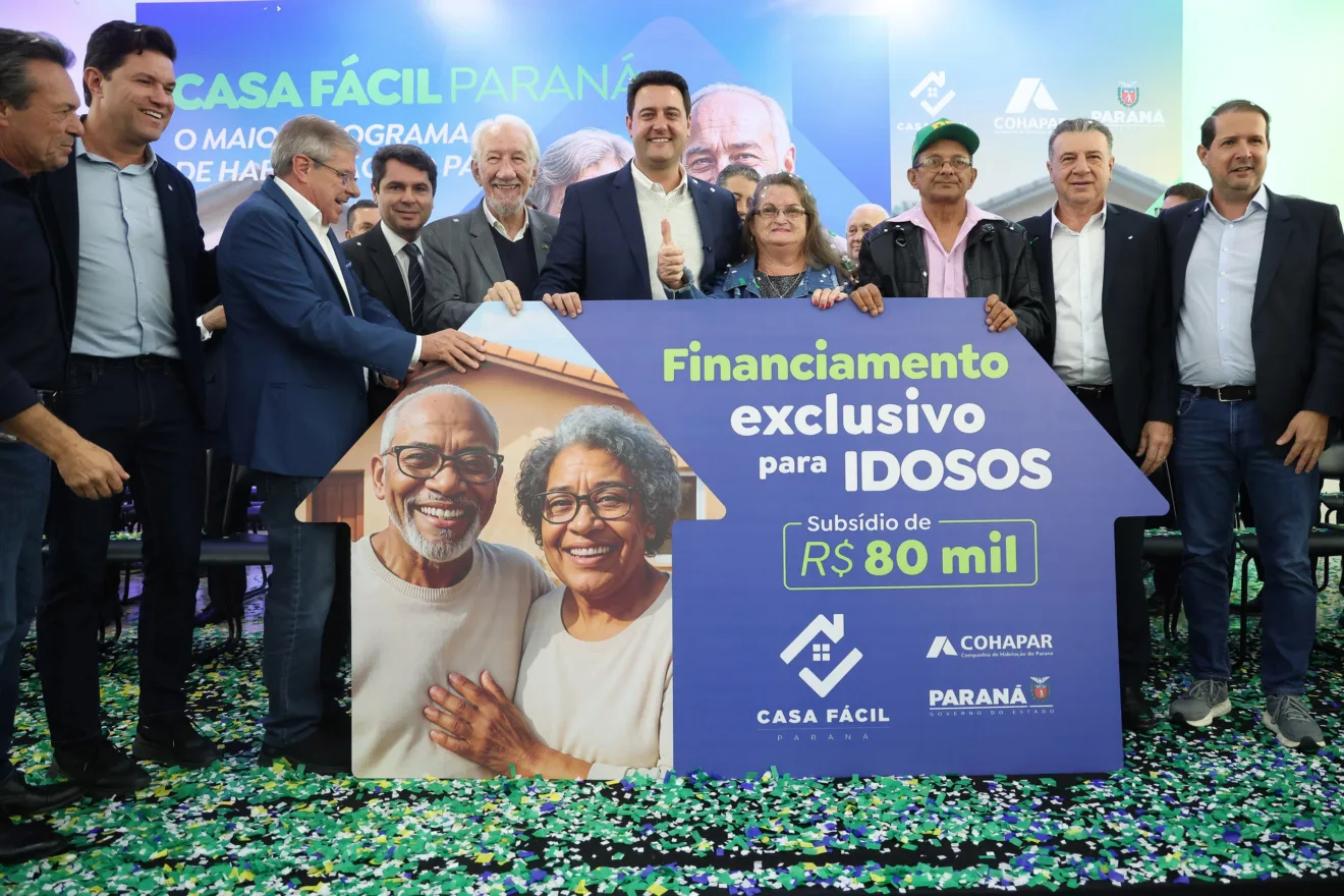 O programa Casa Fácil Paraná oferece subsídios para idosos conquistarem a casa própria. Descubra como é possível - Foto: Jonathan Campos/AEN O programa Casa Fácil Paraná oferece subsídios para idosos conquistarem a casa própria. Descubra como é possível - Foto: Jonathan Campos/AEN