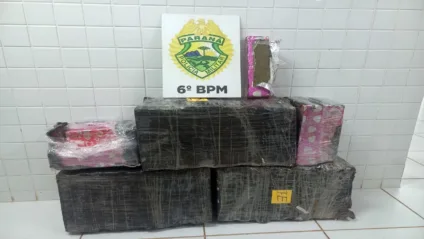 Policiais em Cascavel apreendem 115,8 quilos de drogas durante operação no bairro 14 de Novembro. Saiba mais sobre a ocorrência - Foto: Divulgação 