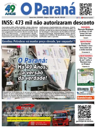 O Paraná | Edição 15/05/2025