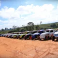 Os Fuscas continuam chamando a atenção nas competições de Velocidade na Terra no Paraná - Foto: Daniel Gomes/Divulgação