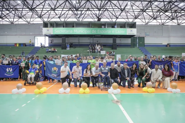 Cascavel se destaca como centro do esporte inclusivo com a 23ª Olimpíada Regional das Apae, reunindo 135 atletas - Foto: Secom