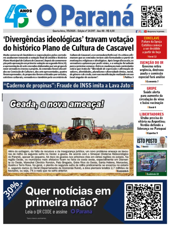 O Paraná | Edição 07/05/2025