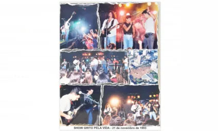 Foto: Show Grito Pela Vida, evento realizado há 30 anos no centro de Cascavel é parte do Documentário Unidos Pela Vida.