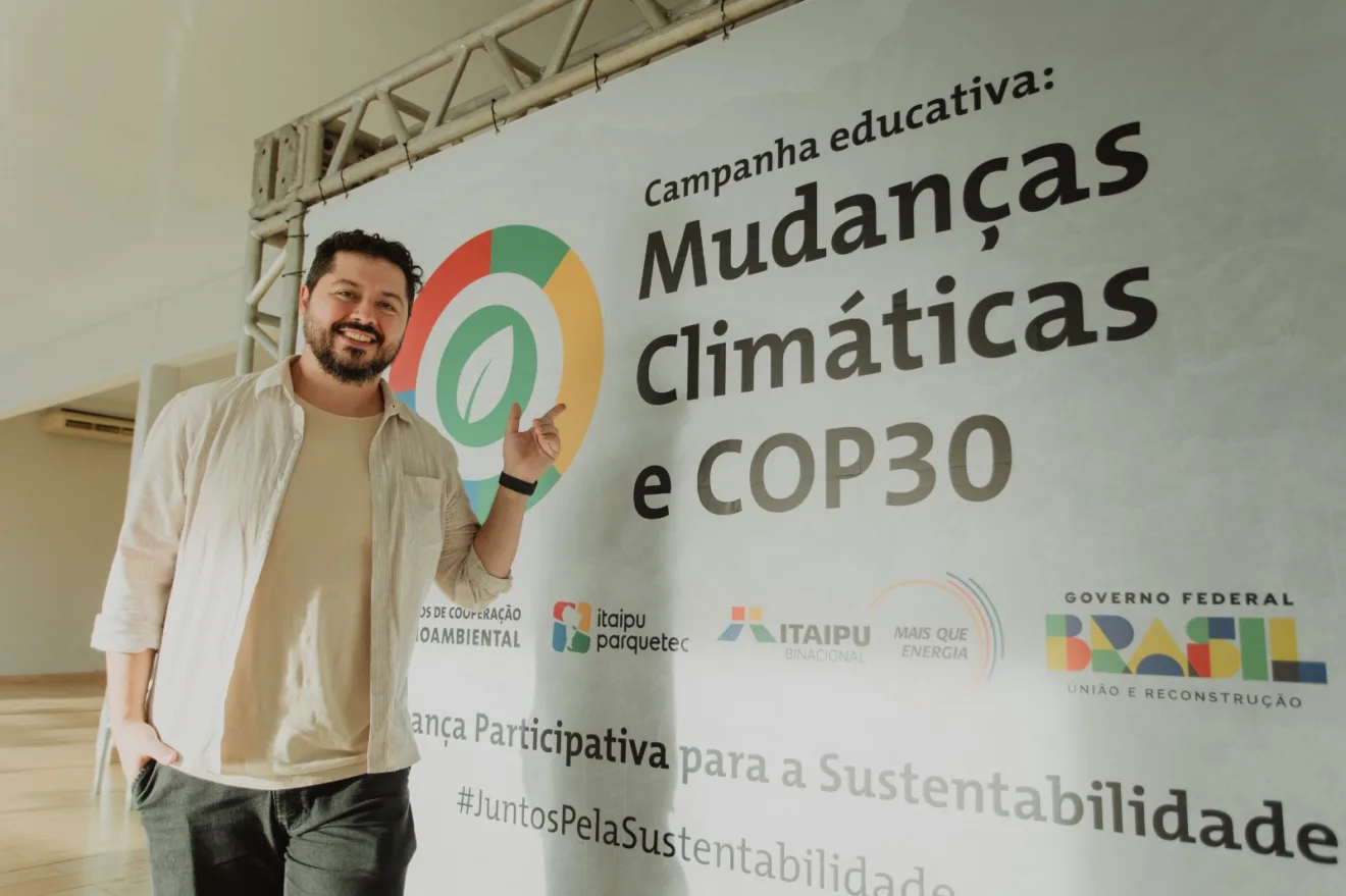 Participe do Seminário sobre Mudanças Climáticas com Atila Iamarino e descubra como a ciência pode impactar sua comunidade - Foto: Equipe Marcos Prado/Itaipu