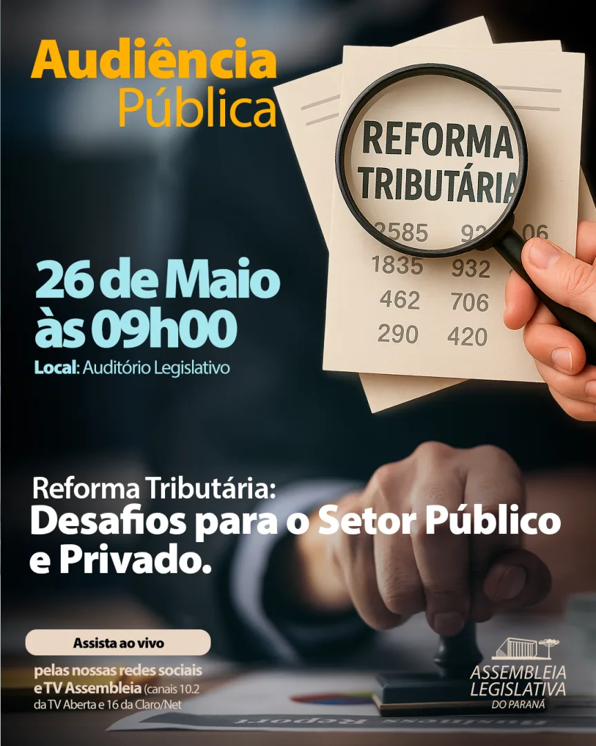 Entenda a Reforma Tributária e seu impacto na sociedade. Política e diálogo são essenciais para enfrentar os desafios dessa mudança - Foto: Rafael Guareski Entenda a Reforma Tributária e seu impacto na sociedade. Política e diálogo são essenciais para enfrentar os desafios dessa mudança - Foto: Rafael Guareski