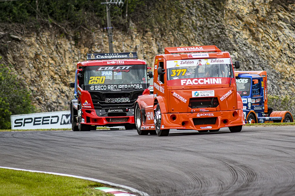 Duda assumiu a liderança da categoria F-Truck domingo com uma vitória de ponta a ponta na etapa anterior, em Guaporé - Foto: Tiago Soares