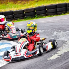 Pietro Sorbara conquistou sua terceira vitória consecutiva na atual temporada do Metropolitano de Kart de Cascavel - Foto: Tiago Guedes/Divulgação