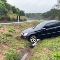 Um forte temporal em Cascavel causou um acidente na BR-163, mas ninguém se feriu. Confira os detalhes do incidente - Foto: SOT