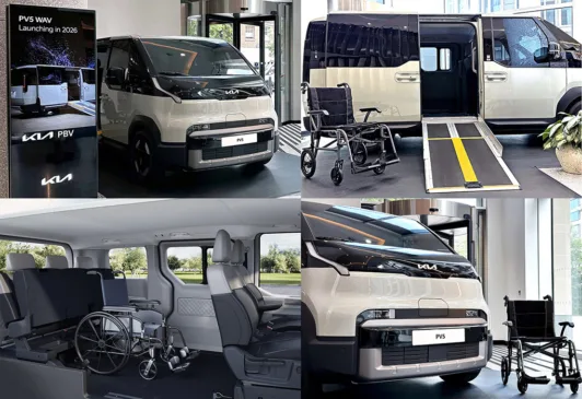 Conheça o Kia PV5 WAV, o carro acessível que promove independência e liberdade para pessoas com deficiência - Foto: Divulgação