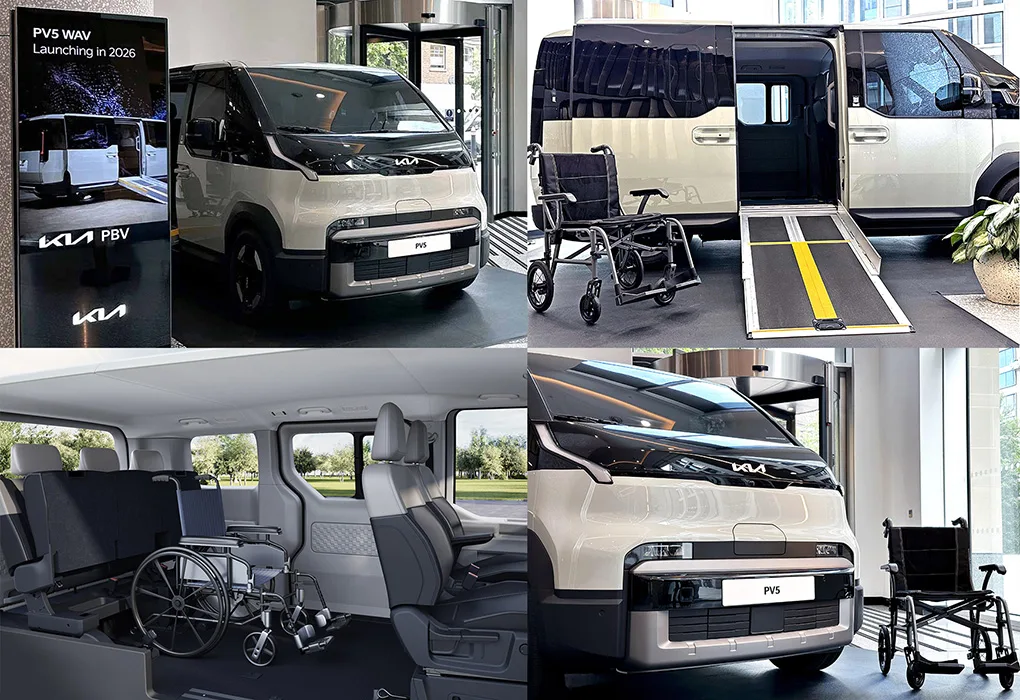 Conheça o Kia PV5 WAV, o carro acessível que promove independência e liberdade para pessoas com deficiência - Foto: Divulgação
