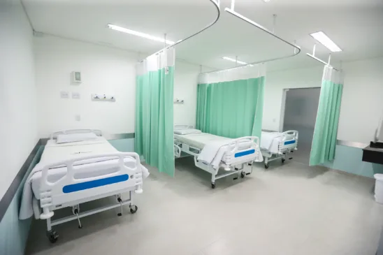 O governador Carlos Massa Ratinho Júnior inaugura nesta quarta-feira (16),   a reforma do pronto-socorro do Hospital São Vicente de Paulo, de Guarapuava (região central). Guarapuava, 16/10/2019 -  Foto: Geraldo Bubniak/AEN