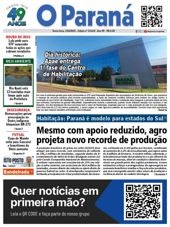 O Paraná | Edição 13/06/2025