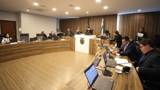 Reunião ocorreu no início da tarde desta segunda-feira (30), no Auditório Legislativo. Créditos: Valdir Amaral/Alep
