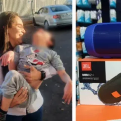 Na foto, Letícia Rocha com o pequeno "Lulu"
