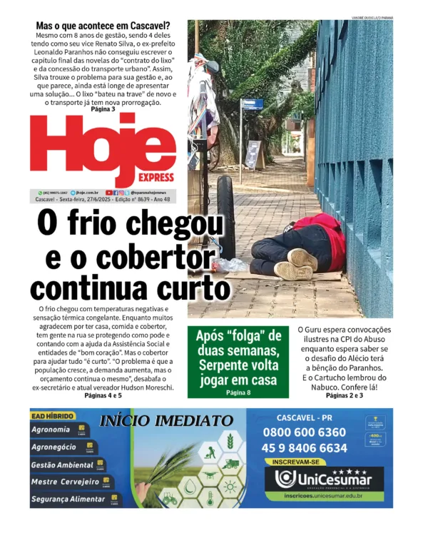 Hoje Express | Edição 03/07/2025