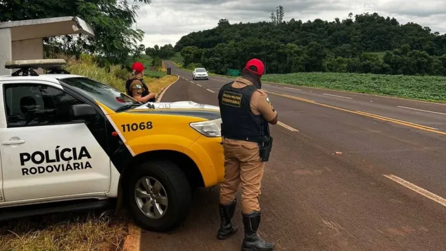 Polícia Militar intensifica fiscalização em Cascavel, abordando 304 veículos e registrando 233 infrações de trânsito - Foto: Divulgação