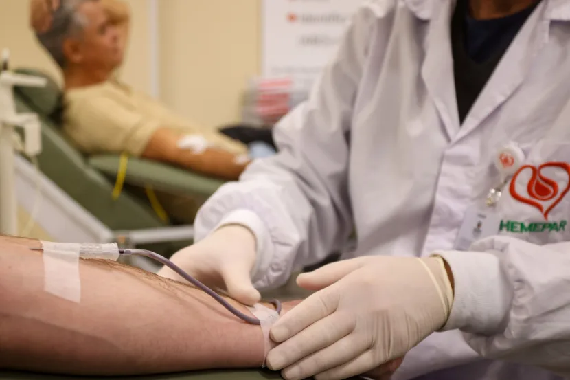 Participe da campanha 'Doe sangue, doe vida' no Paraná e ajude a manter os estoques de sangue nos hospitais - Foto: Gilson Abreu