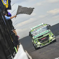 Rafael Fleck conquista uma maiúscula vitória em Campo Grande e coloca fogo na briga pela liderança da categoria GT Truck na Fórmula Truck - Foto: Tiago Soares/Divulgação