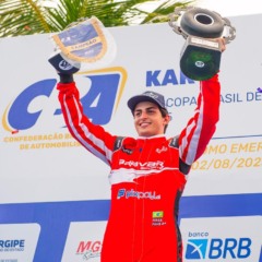 Firás Fahs é campeão da Copa Brasil, colocando Foz do iguaçu no topo do kartismo brasileiro - Foto: Bruno Gorski/Divulgação