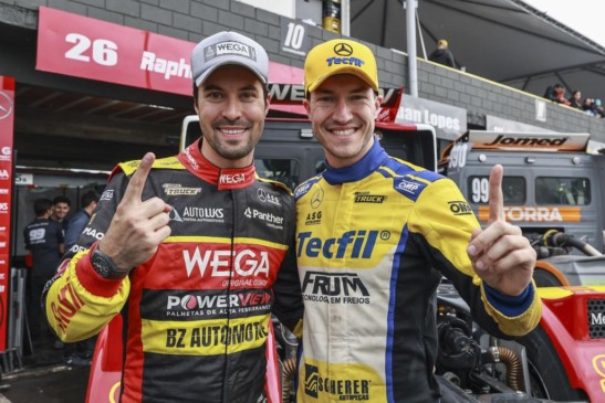 Descubra os Pilotos Raphael Abbate e Arthur Scherer na liderança da Copa Truck e suas expectativas para a corrida em Cascavel - Foto: Rodrigo Ruiz/RR Media