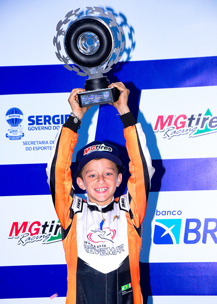 Descubra a trajetória de Noah Diamantino, o jovem piloto que se destacou na 26ª Copa Brasil de Kart - Foto: Divulgação