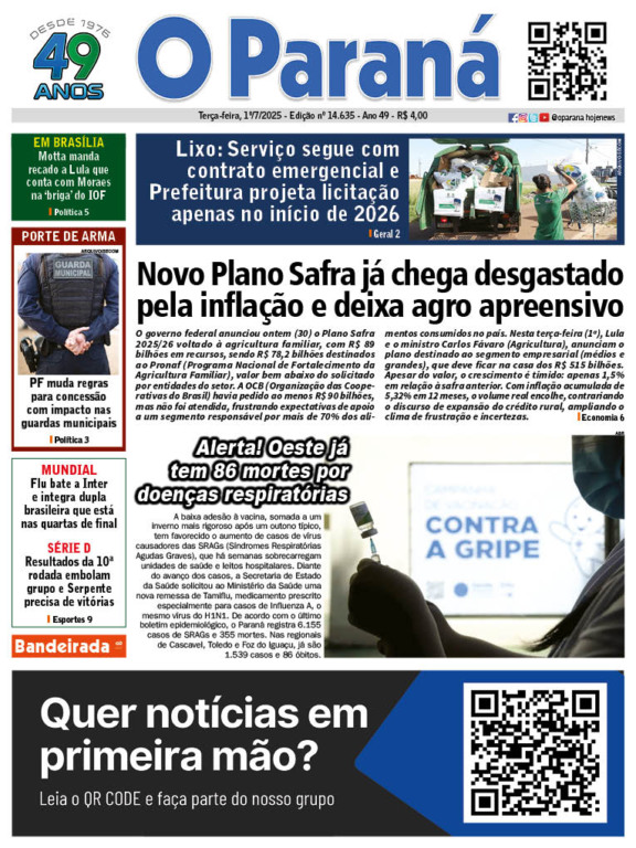O Paraná | Edição 01/07/2025