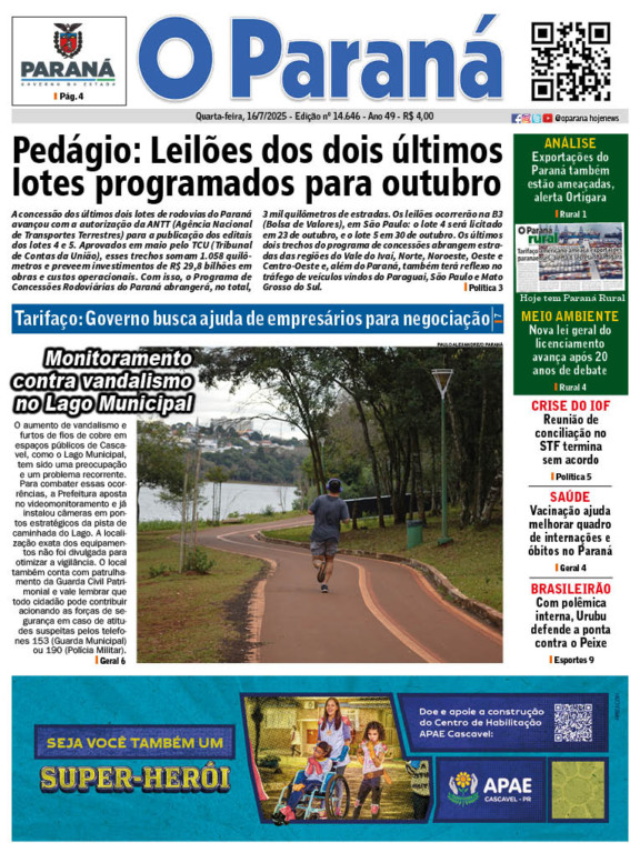 O Paraná | Edição 16/07/2025